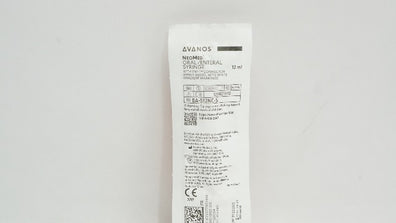 Avanos BA-S12NC-S Neomed Oral/Enteral Syringe w/ENFit Connector 12ml